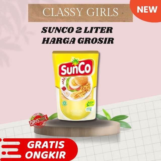 

MINYAK GORENG SUNCO POUCH 2 liter PROMO