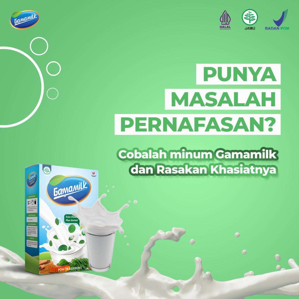 

GAMAMILK - SUSU ETAWA UNTUK MENGATASI PERMASALAHAN PERNAFASAN 20