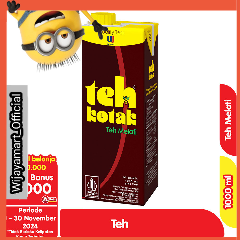 

Ultra Teh Kotak Melati 1000 ml