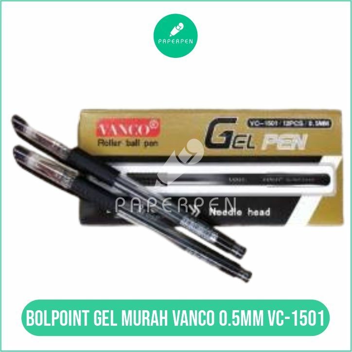 

(PST.ATK) Bolpoint Gel Murah Vanco 0.5Mm Vc-1501