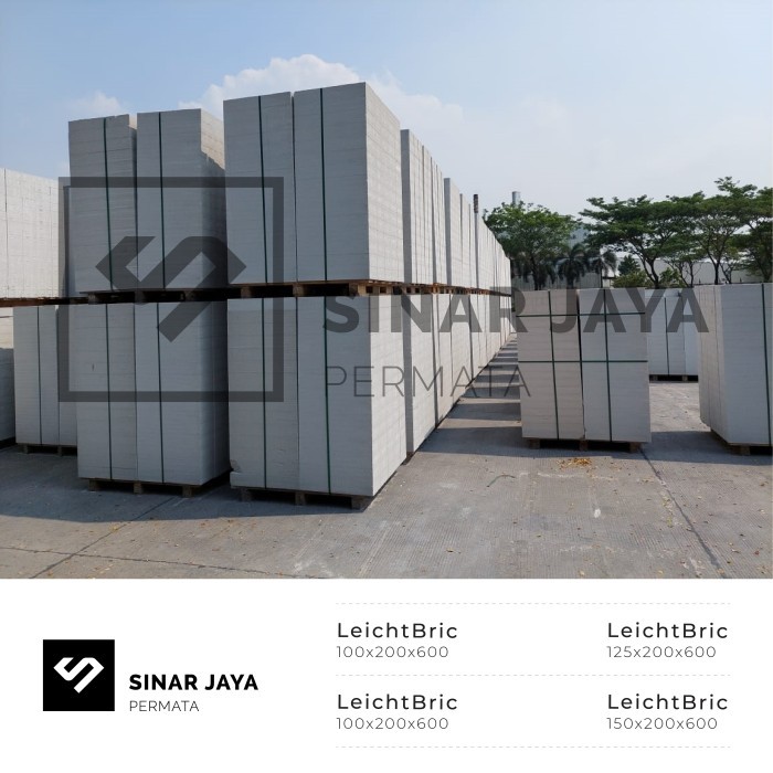 AR Bata Ringan / Hebel BROCO - LeichtBric (JABODETABEK) - 10 cm, Tangerang