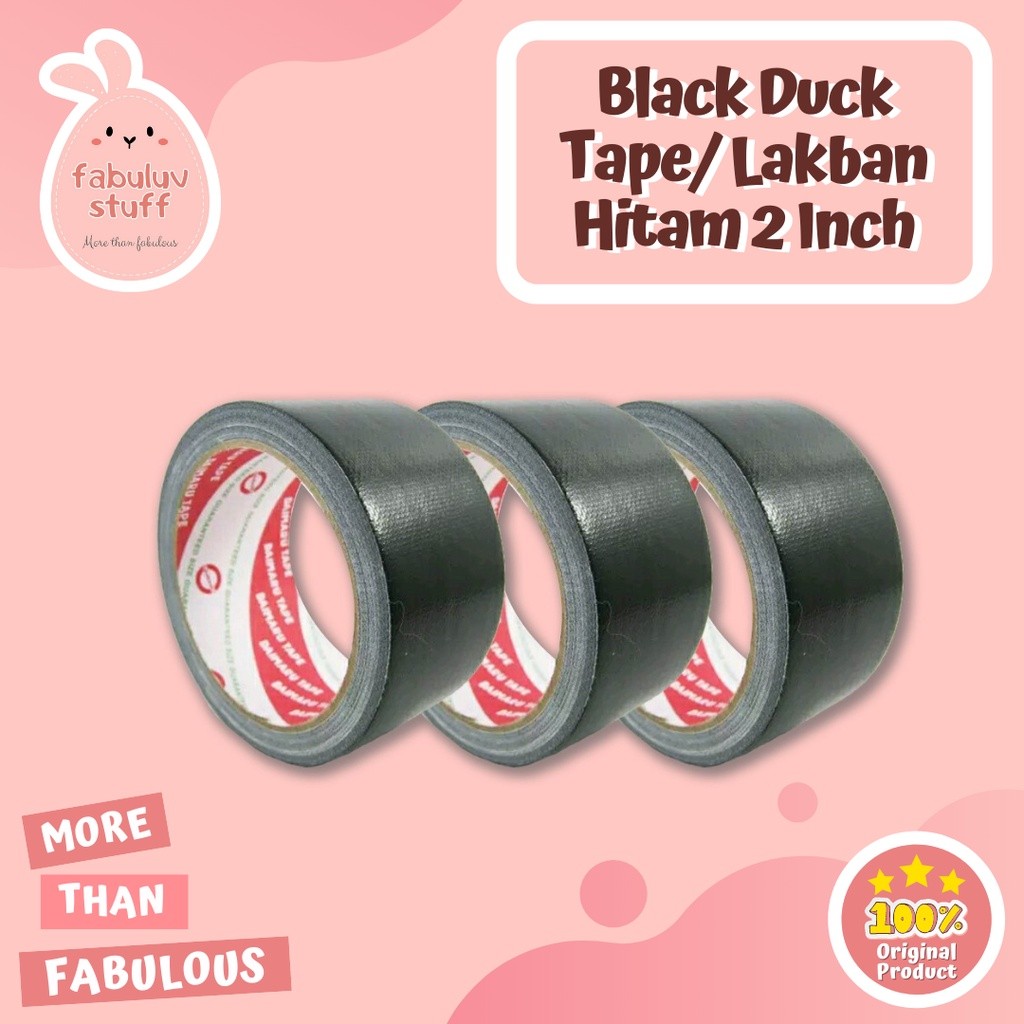 

ATK ~ Lakban Hitam 2 Inch [1PCS]