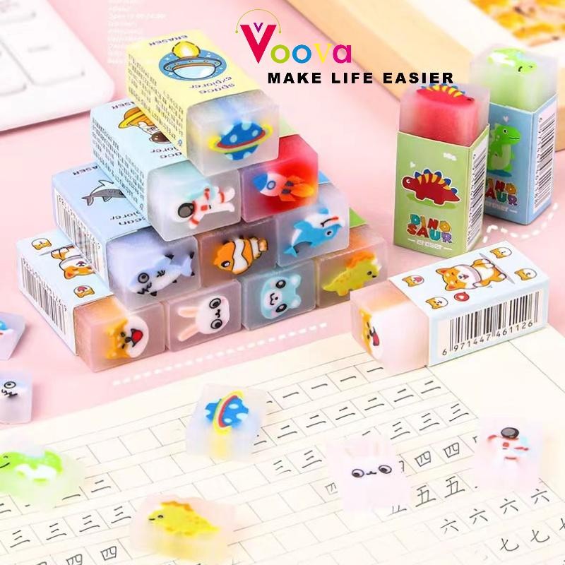 

VOOVA Penghapus Karakter/ Penghapus Gel/ Penghapus Buah/ Penghapus Hewan/ Penghapus Lucu