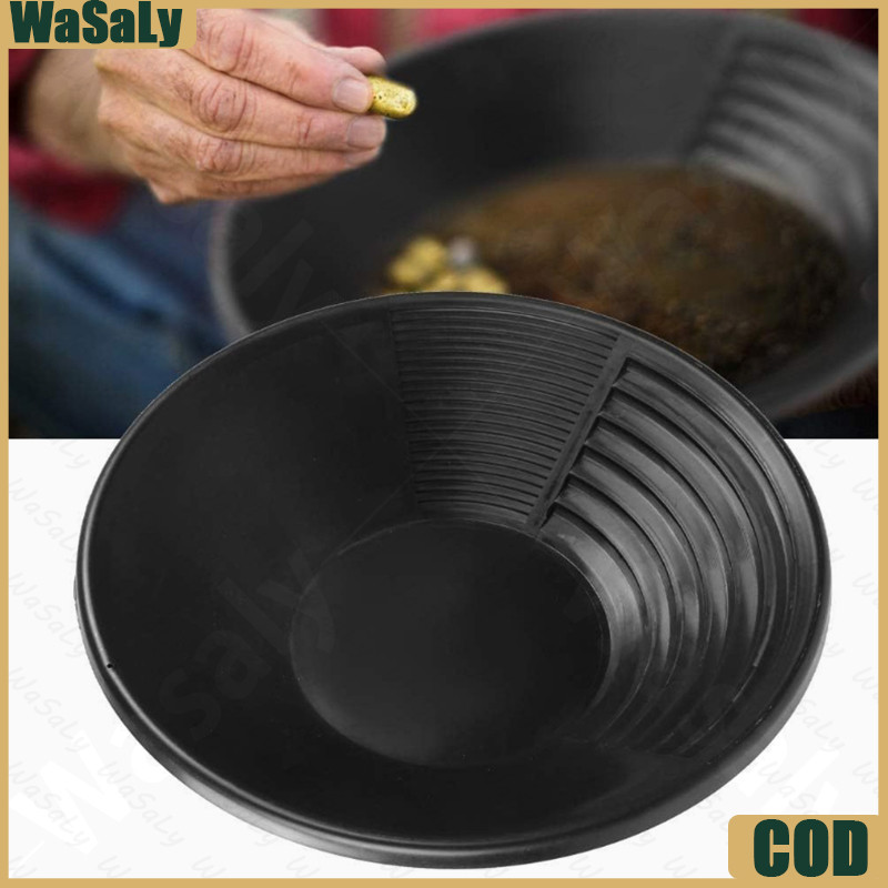 Emas Gold Panning Pan Alat Penambangan Emas Portabel PP Bahan PP Engkol Tangan Panci Emas Pencuci Ai