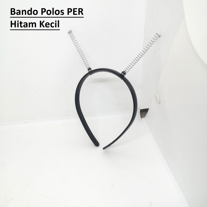 MURAH✨ - HARGA/144pcs, Bando Polos Per Hitam GIGI Bando Pesta Bando Bahan - SLIM (dewasa)