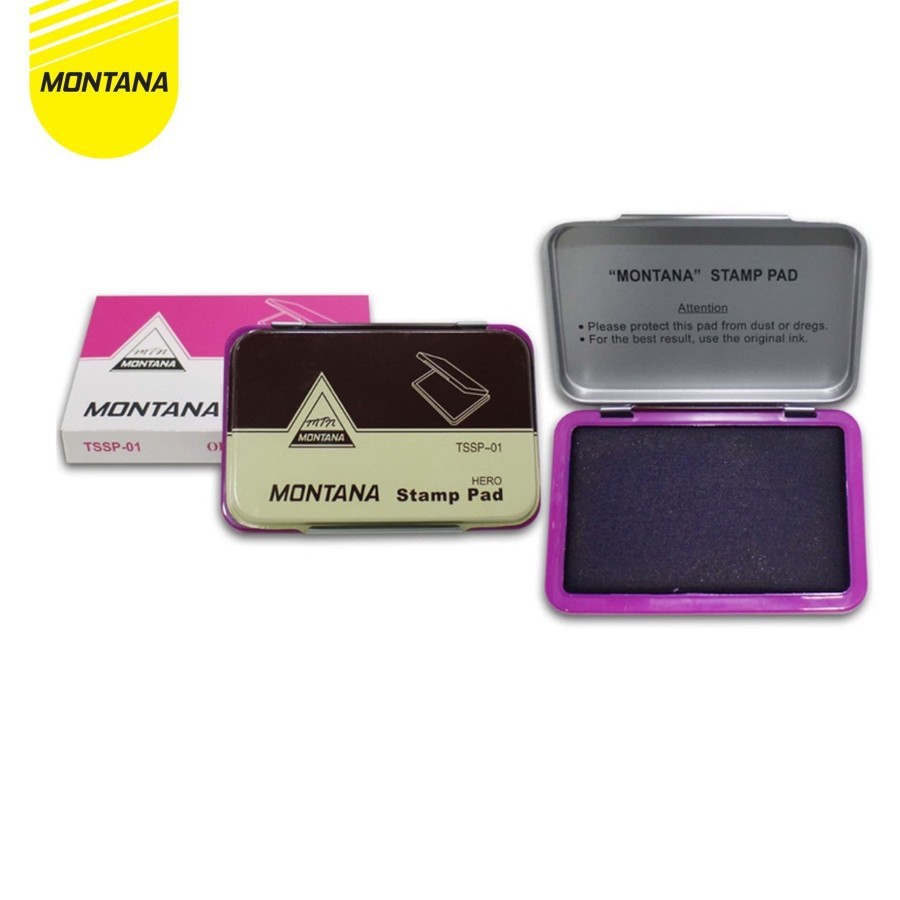 

Stamp Pad Bak Stempel Montana (TSSP-01) TSSP-01 UNGU harga 1Pcs saja