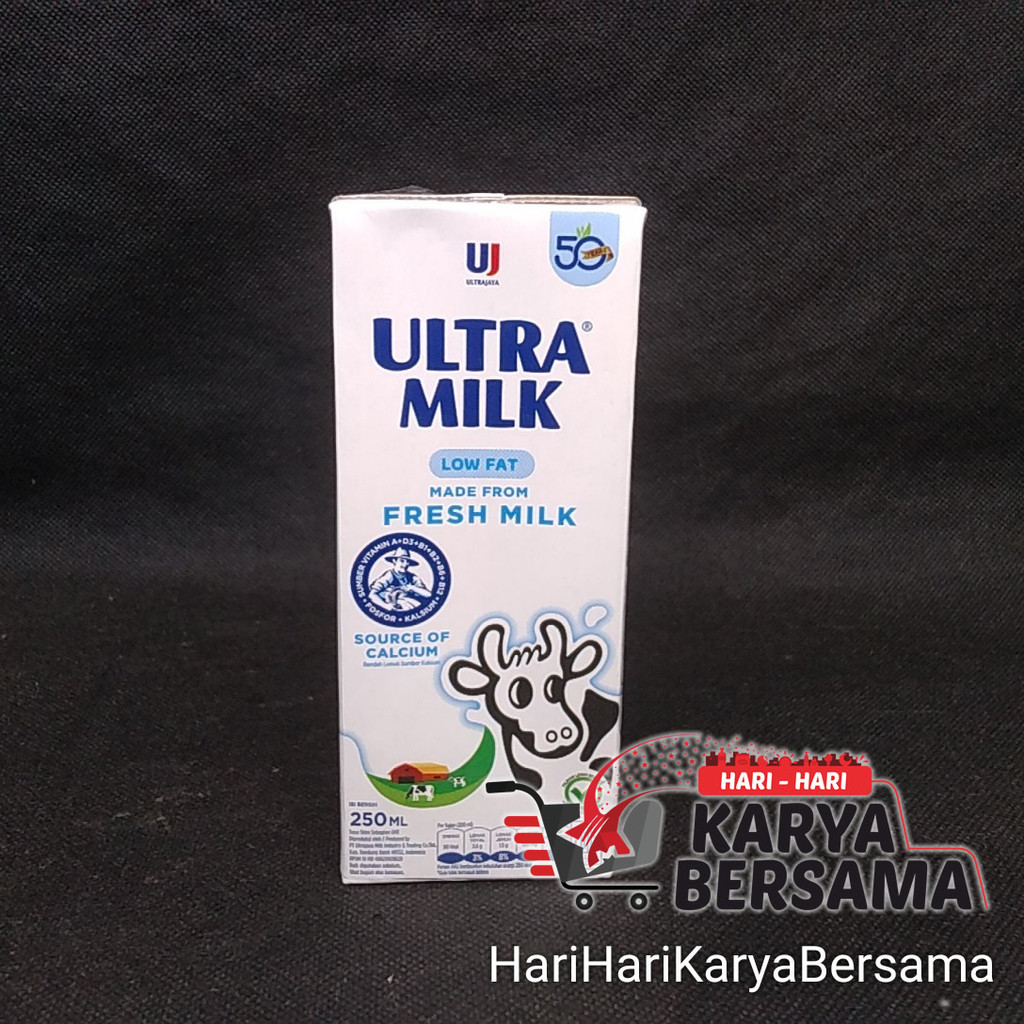 

SUSU CAIR ULTRA MILK LOW FAT PLAIN UHT 250ML