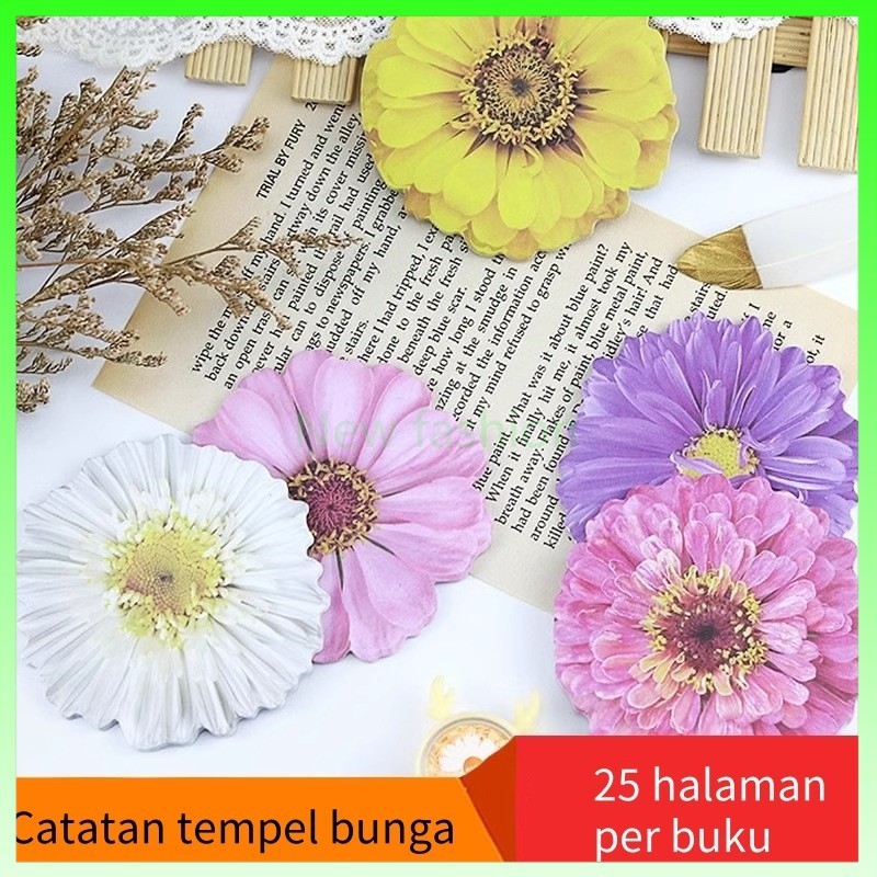 

Catatan tempel bunga/memo bunga simulasi/catatan tempel bunga visual tiga dimensi