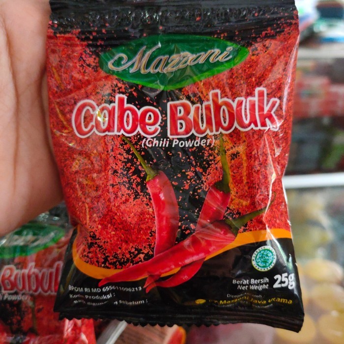 

Mazzoni Cabe Bubuk - 25 Gram Bumbu Tabur
