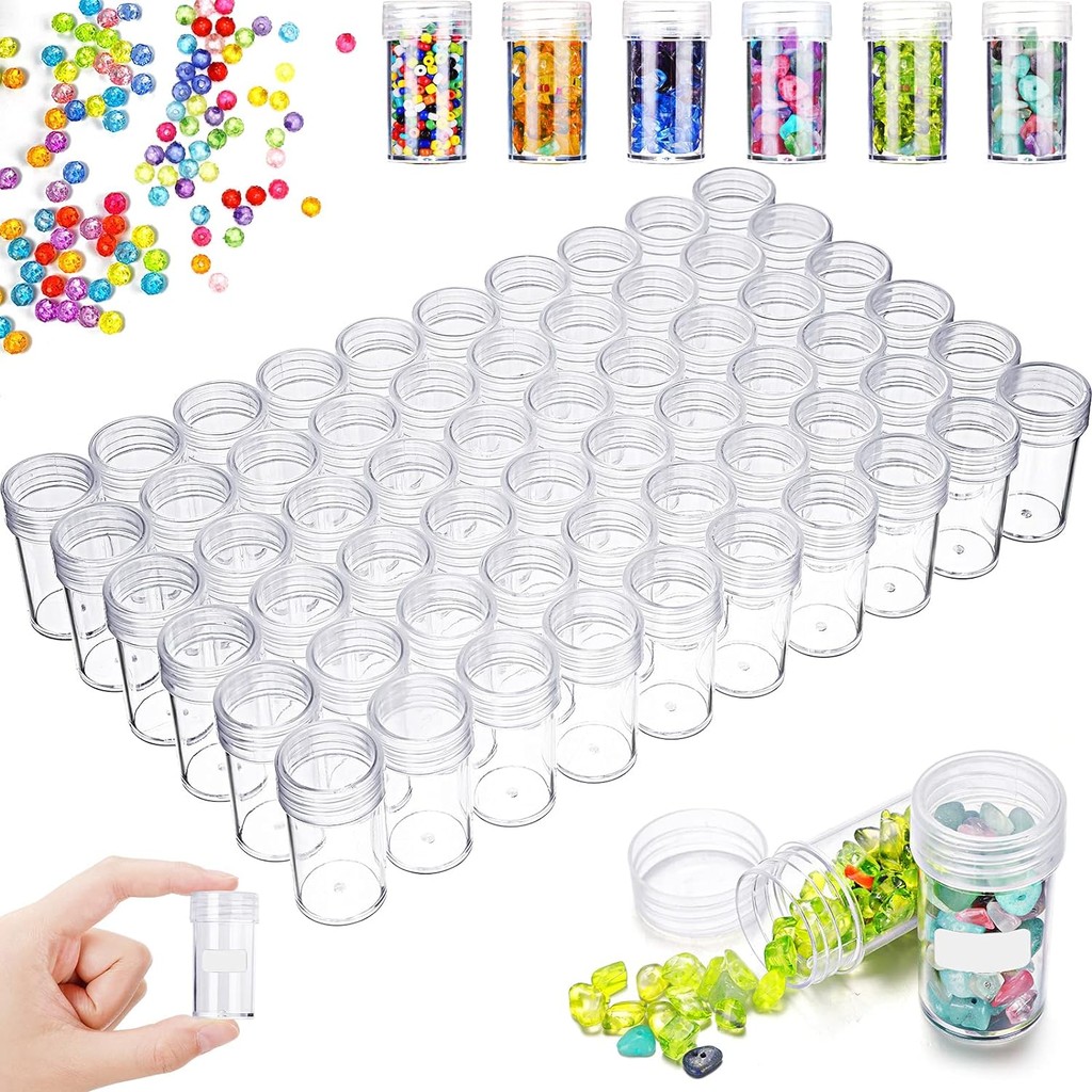 

60 Bottles 5D Diamond Painting Tools Storage Box Diamond Painting Accessories Tools Bead Mosaic Storage Container Case