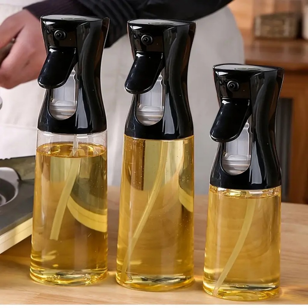 

3Pcs Large, Medium and Small Size Combination Spray Bottle Olive oil Cooking oil Spray Suitable for Kitchen Family Barbecue