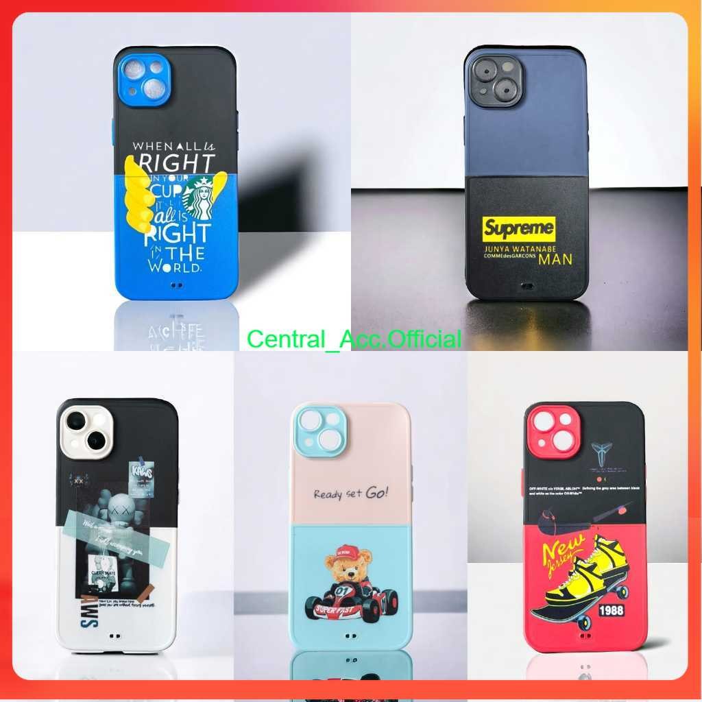[ XIAOMI REDMI A1 | A2 | 9A | 10C | 10 4G ] PREMIUM CASE GRADIENT CORAK FILA SUPREME KAWS HARDCASE S