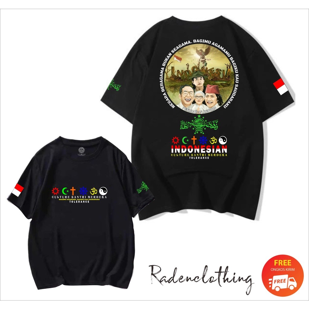 kaos PUNOKAWAN PLURALISME GUSDUR MAIYAH DAKWAH ISLAMI NU PECINTA PENIKMAT SHOLAWAT distro Murah