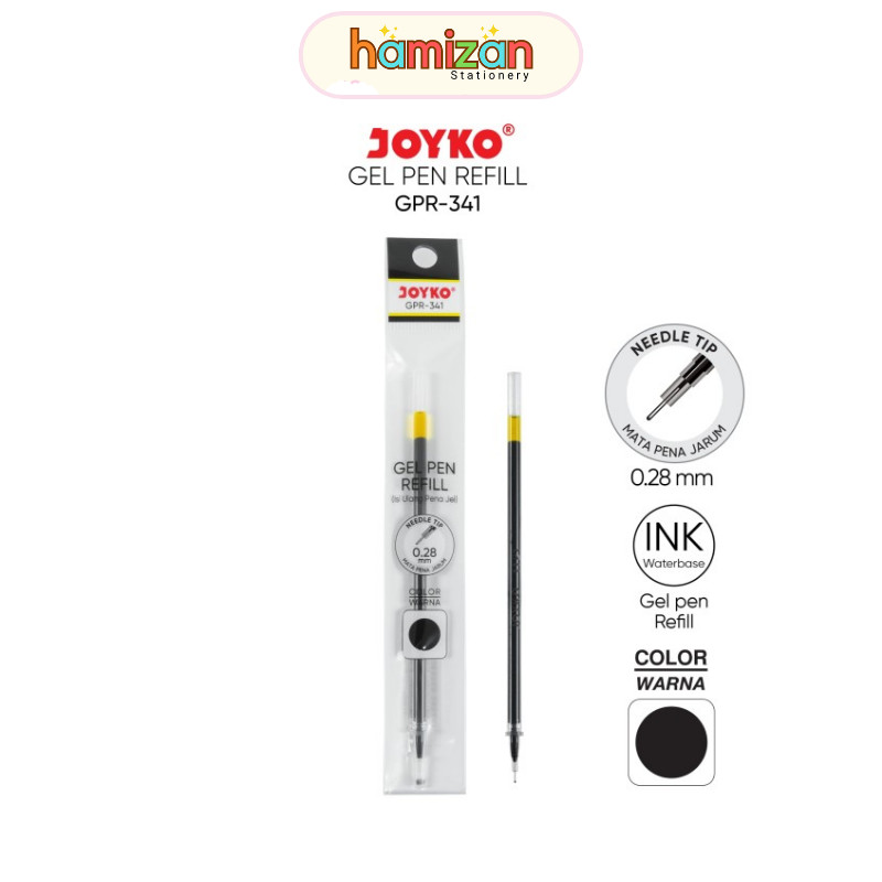 

( 1 pcs ) Gpr 341 Gel Pen Refill untuk Itech2 Hitech / Isi Ulang Pen Jel / Isi Pulpen Joyko GPR-341 / 0.28 mm / Gel Pen Refill Isi Ulang Pen Isi Pulpen Joyko GPR-341 0.28 mm Murah Berkualitas