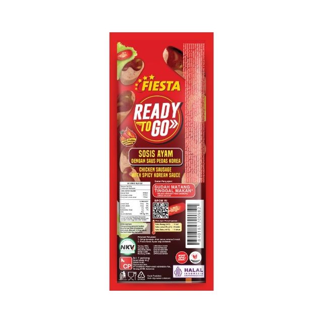 

Fiesta Ready To Go Sosis Korean Sauce 60gr Siap Makan