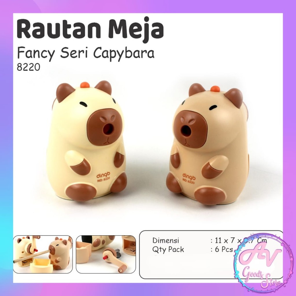 

RAUTAN MEJA CAPYBARA 8220 / SERUTAN PUTAR DUDUK KARAKTER FANCY LUCU