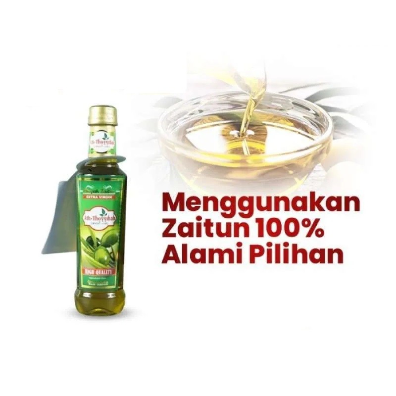 

MINYAK ZAITUN BPOM ATH THOYYIBAH EXTRA VIRGIN 320ml