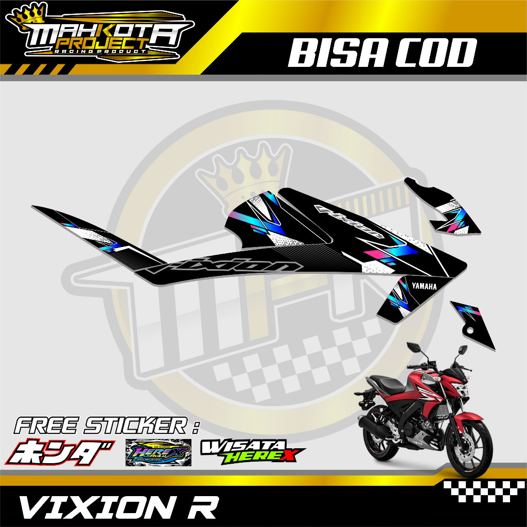 STRIPING VARIASI YAMAHA VIXION R - VIXION NEW / STICKER LIST VARIASI MOTOR VIXION R - VIXION NEW