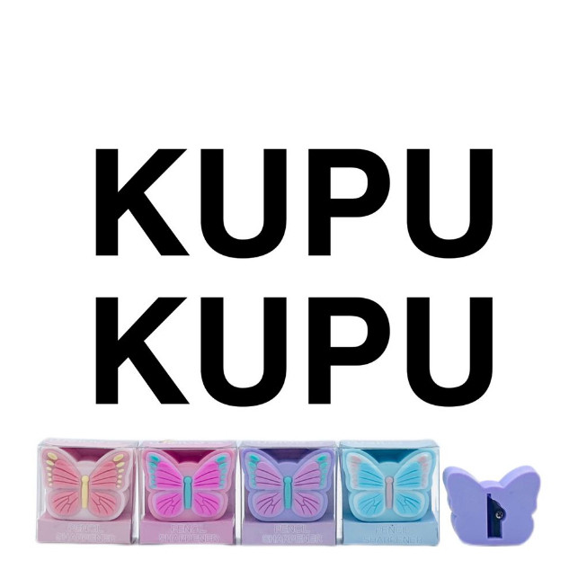 

( StaLand ) Sharpener Rautan Serutan Orotan Anak Lucu Beruang Teddy Bear Fancy 10 Kupu Kupu