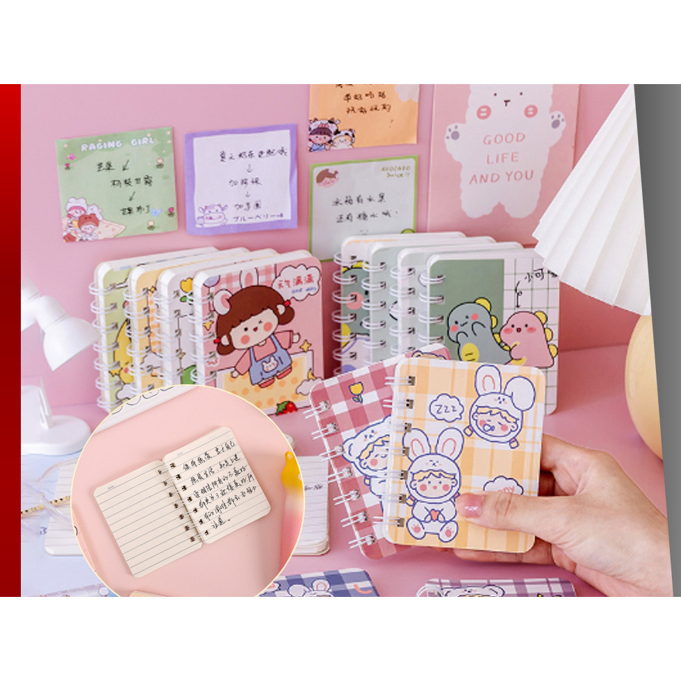 

Buku Catatan Zamzam1224 B5865 Buku Catatan Kecil Notebook Ring Motif / Notebook Ring Motif / Buku Catatan Ring / Buku Mini Alat Tulis Portable Keren