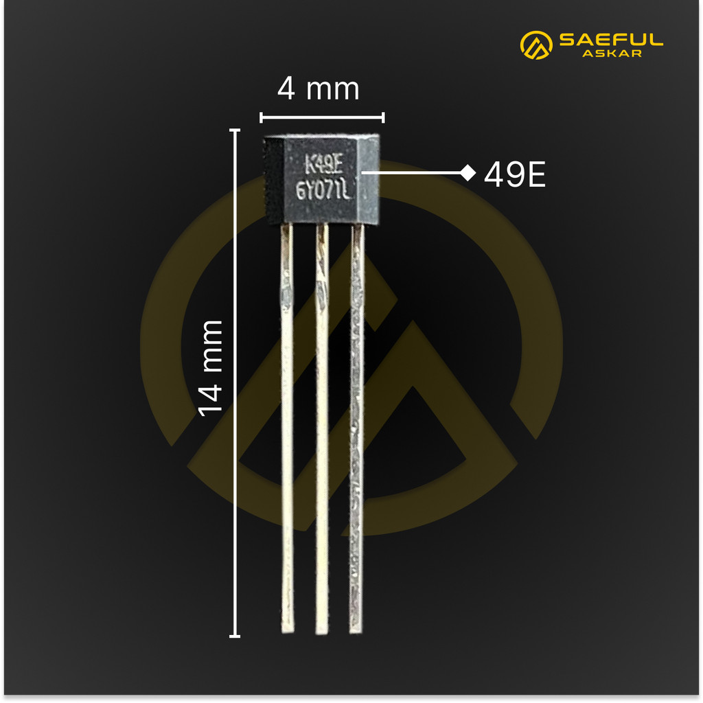 Hall Sensor 49E Sensor Handle Gas Untuk Sepeda Listrik 49E Transistor
