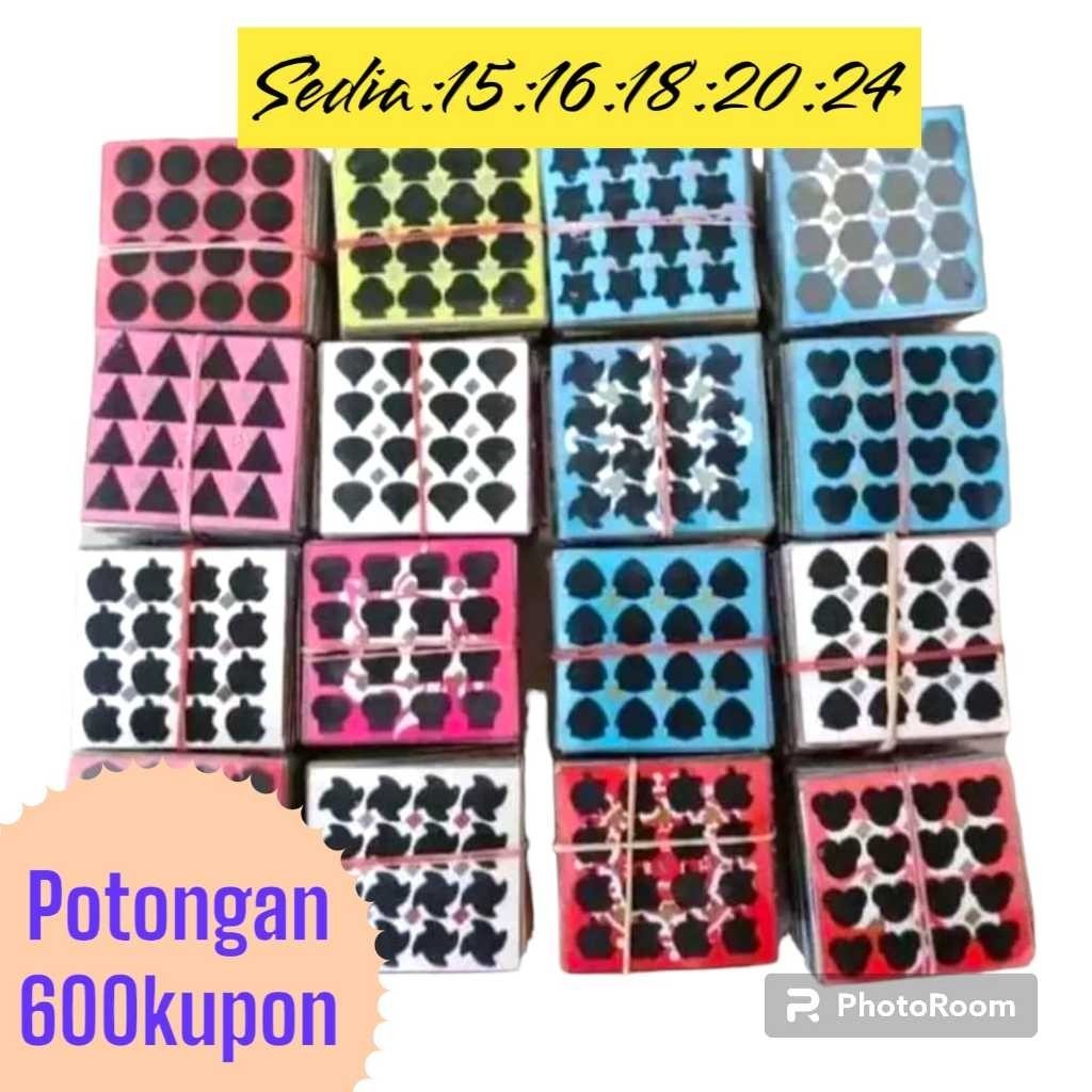mainan kupon gosok gosok 600 potongan rapi