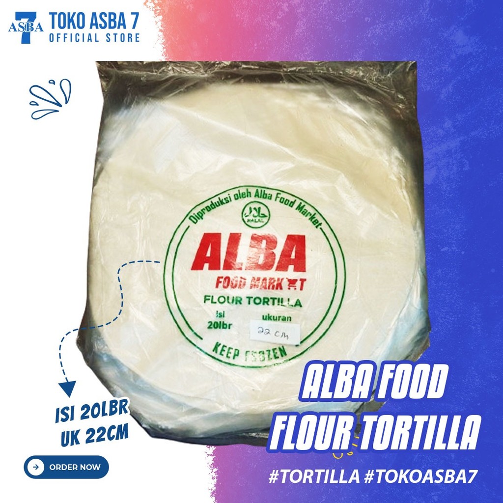 

ALBA FLOUR TORTILLA 22 CM 20 PCS