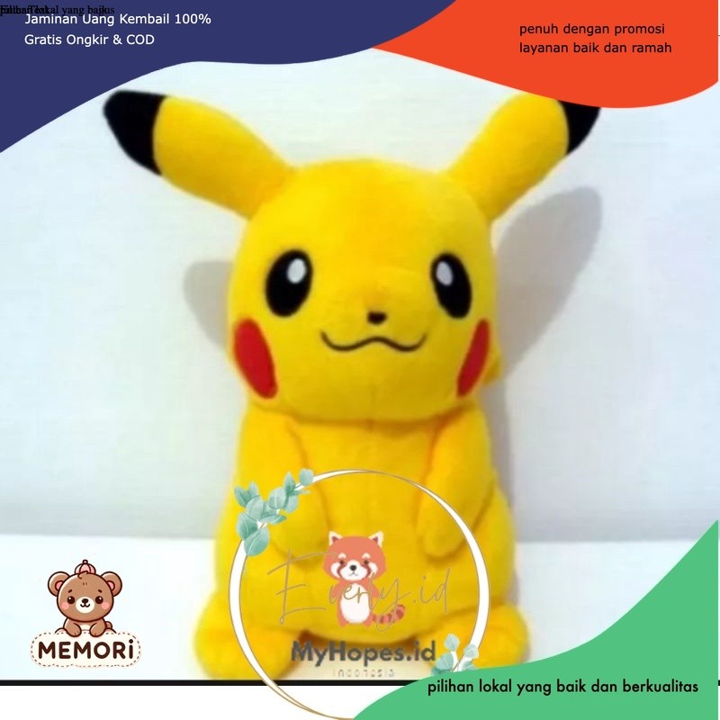 boneka pokemon pikachu | boneka kado anak pacar bibmemori