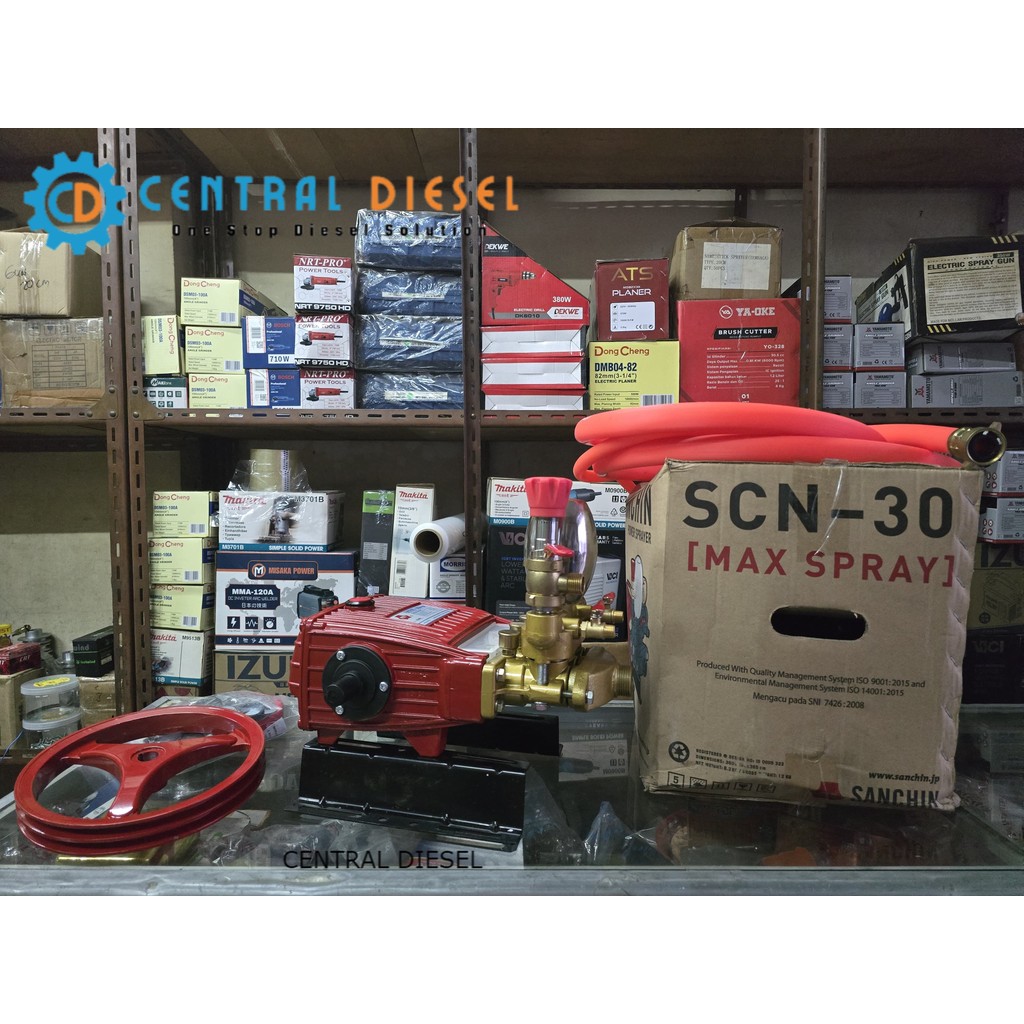 CENTRAL DIESEL - MESIN SPRAYER CUCI STEAM SANCHIN 30
