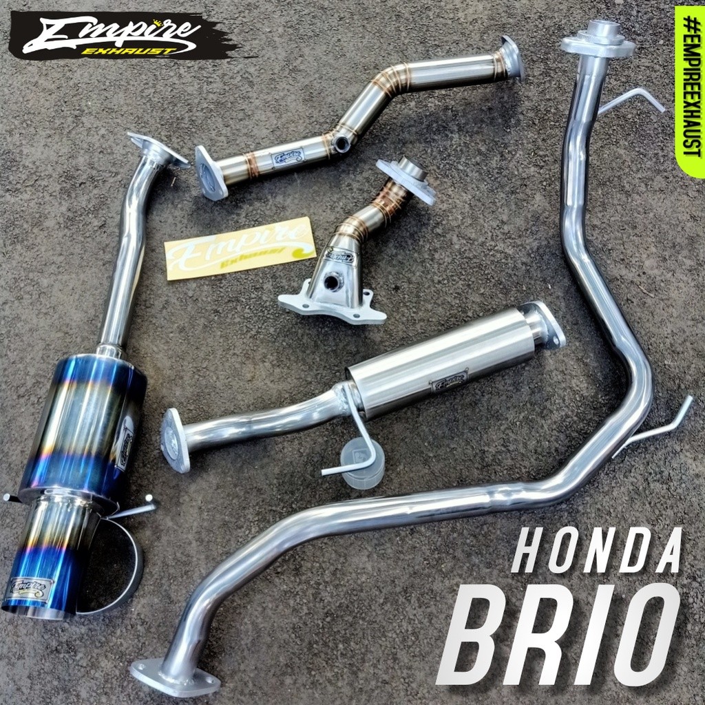 Knalpot Mobil Racing Honda Brio Old New Custom Empire Exhaust