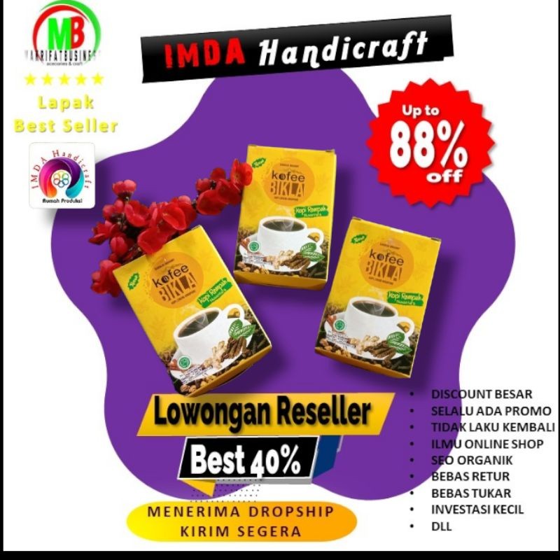 

IMRON PRIBADI PAKET KOPI BIKLA KOPI REMPAH Kopi Pilihan BOX 20 SACHET