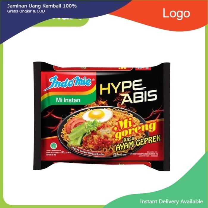 

LBJ Indomie Hype Abis Rasa Ayam Geprek Pcs