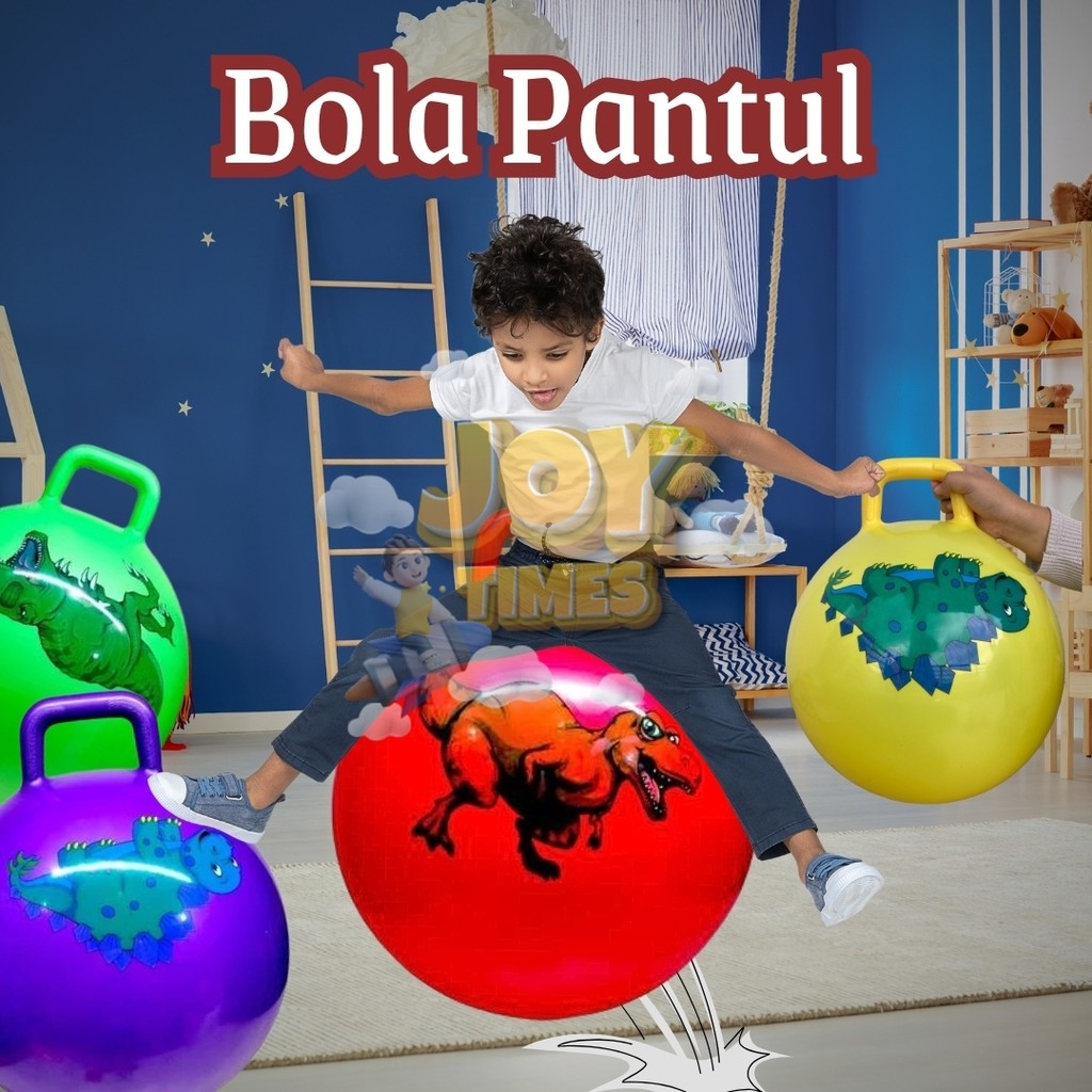 MAINAN ANAK BOLA JUMPING BOLA LONCAT BULAT JUMPING BALL HOPBALL JUMPING 55CM JUMPING BALL BULAT SNI
