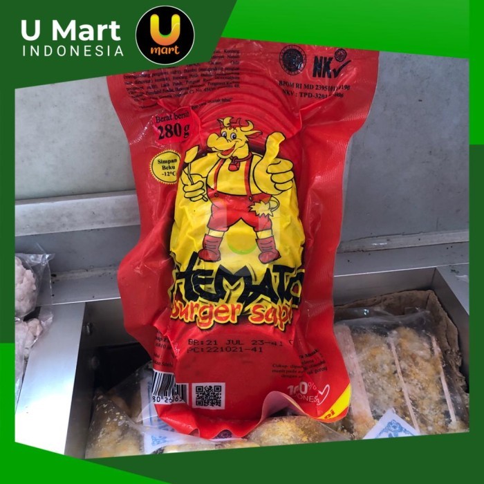 

U Mart - Hemato Burger Sapi 280 gram (kecil)