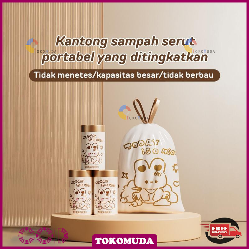 TOMUMUDA plastik Sampah Portable Kantong sampah Lucu Kantong Sampah murah kantong sampah