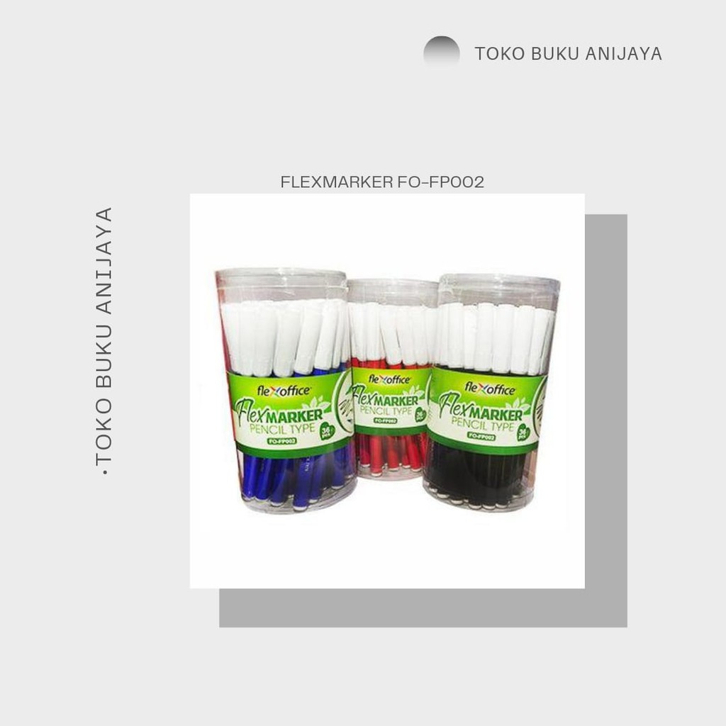 

SPIDOL FLEXMARKER FO-FP002 1TOPLES ISI 36PCS