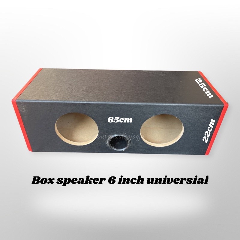 Box speaker Ukuran 6 inch dan 6,5 Inch universial