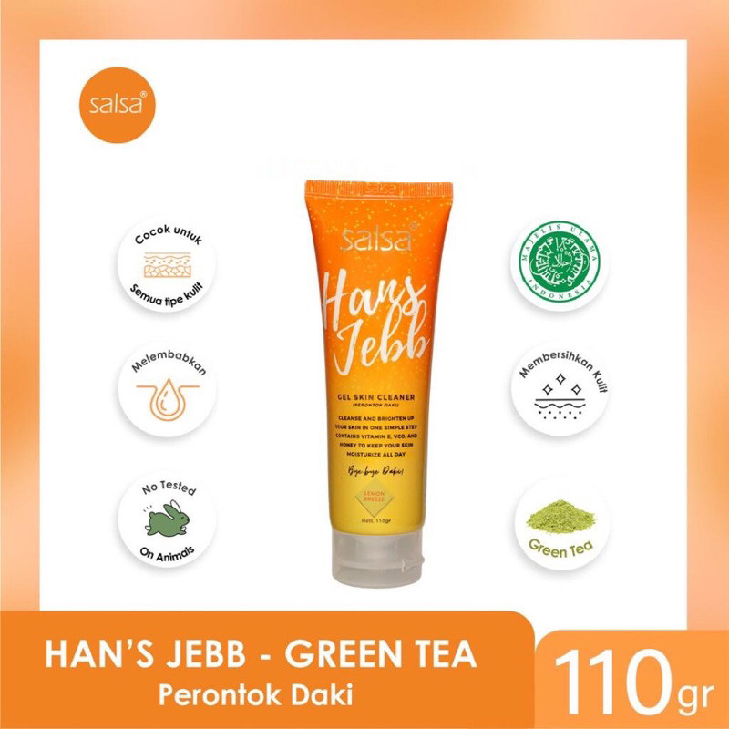 SALSA HANS JEBB GEL SKIN CLEANSER - SALSA HANS JEBB PERONTOK DAKI - SALSA PEELING GEL ORIGINAL BPOM