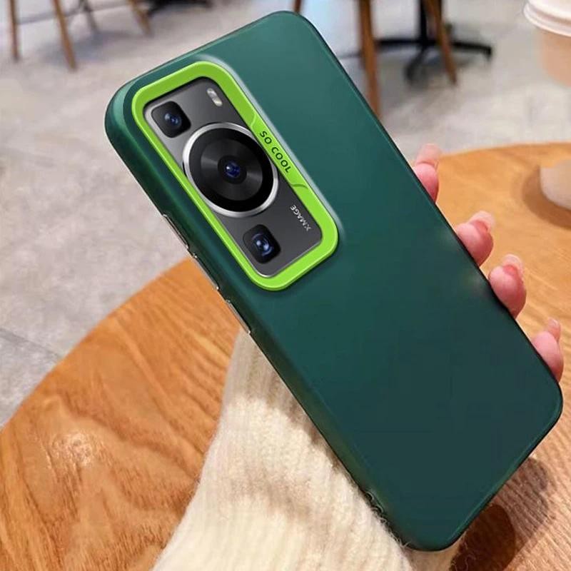 Penutup Telepon Huawei P60 Huawei P60 Pro Huawei P60 P60pro Penutup Casing Tahan Guncangan Logam Tah