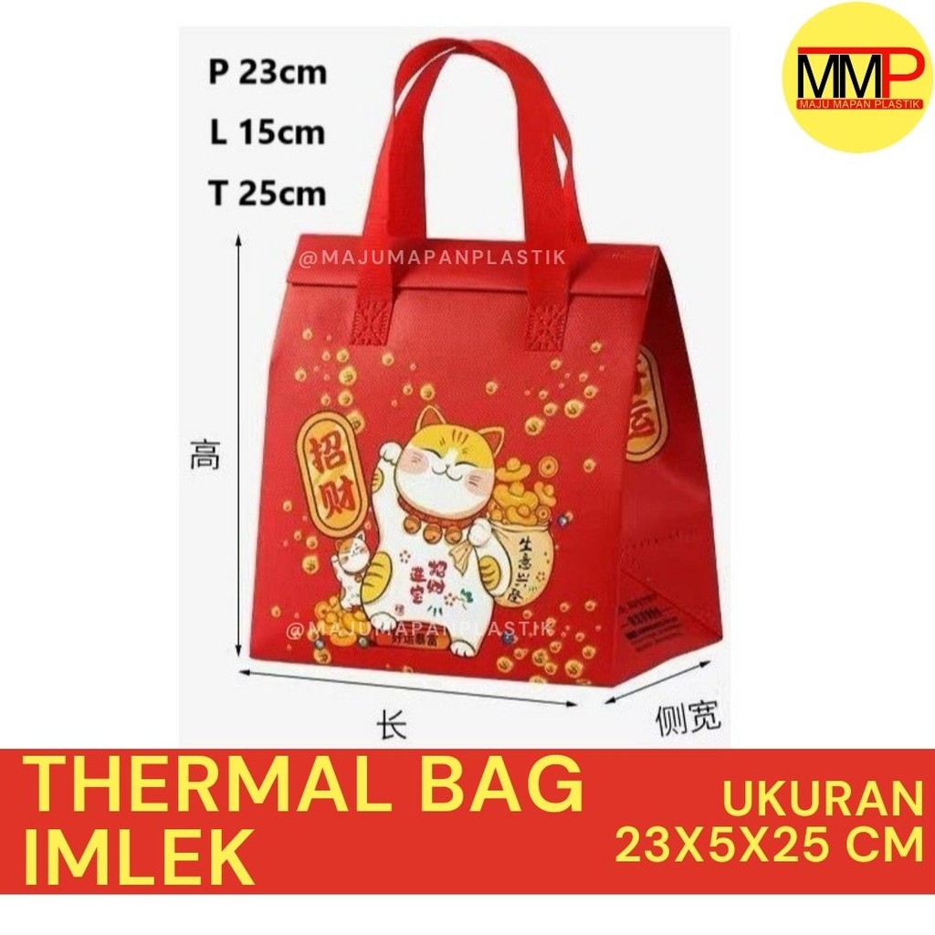 

TAS THERMAL BAG MAKANAN PANAS / FROZEN WATERPROOF EDISI IMLEK CHINESE NEW YEAR