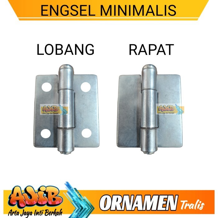 engsel pintu besi dan baja ringan model minimalis 1pcs Homeware Equipt