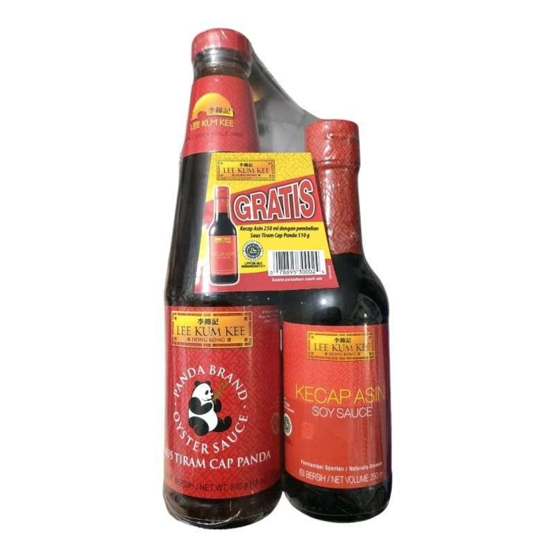 

LIMITED OFFER! Lee Kum Kee Cap Panda Oyster Sauce Saus Tiram 510ml + LKK Kecap Asin 250ml FREE