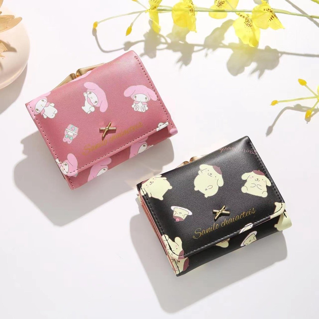 Dompet Lipat Wanita Mini Import Dompet Lipat Wanita Trendy/Dompet tipis lipat wanita, dompet wanita 