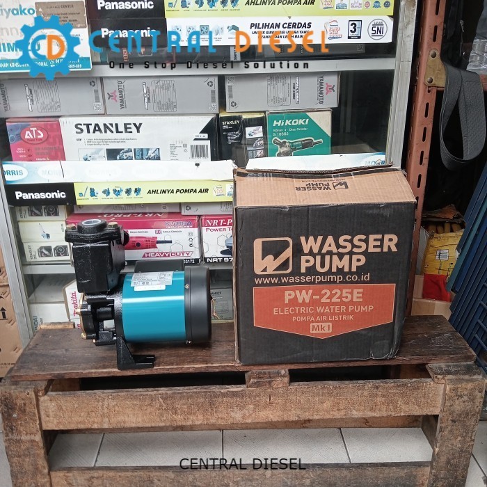 Pompa air Wasser PW 225 E non otomatis 200 watt (pompa air)