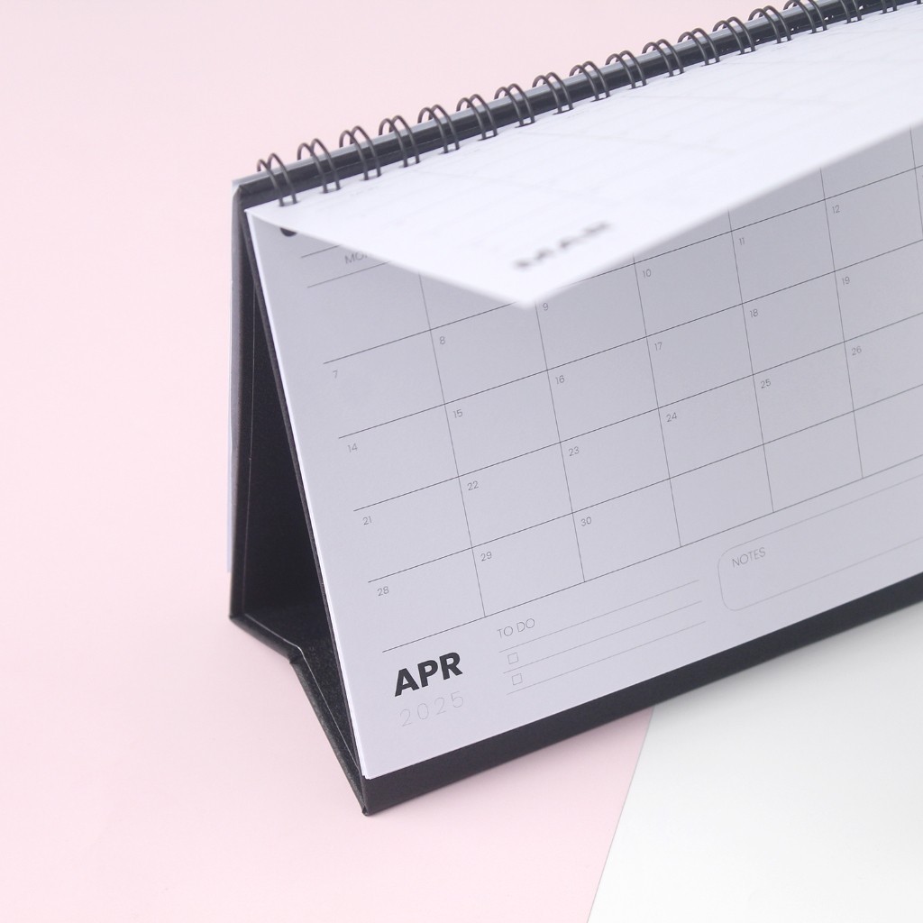 

Desk Calendar 2025 Uk B6 #Hitam