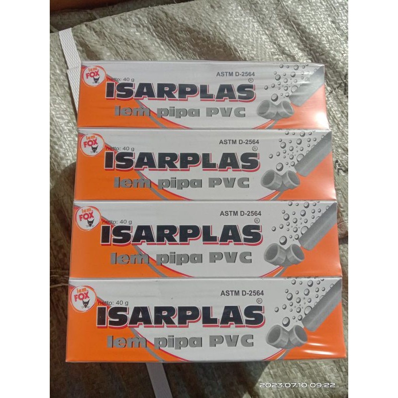 

ISARPLAS LEM PIPA PVC ASTM D-2564 1 box 12 Pcs