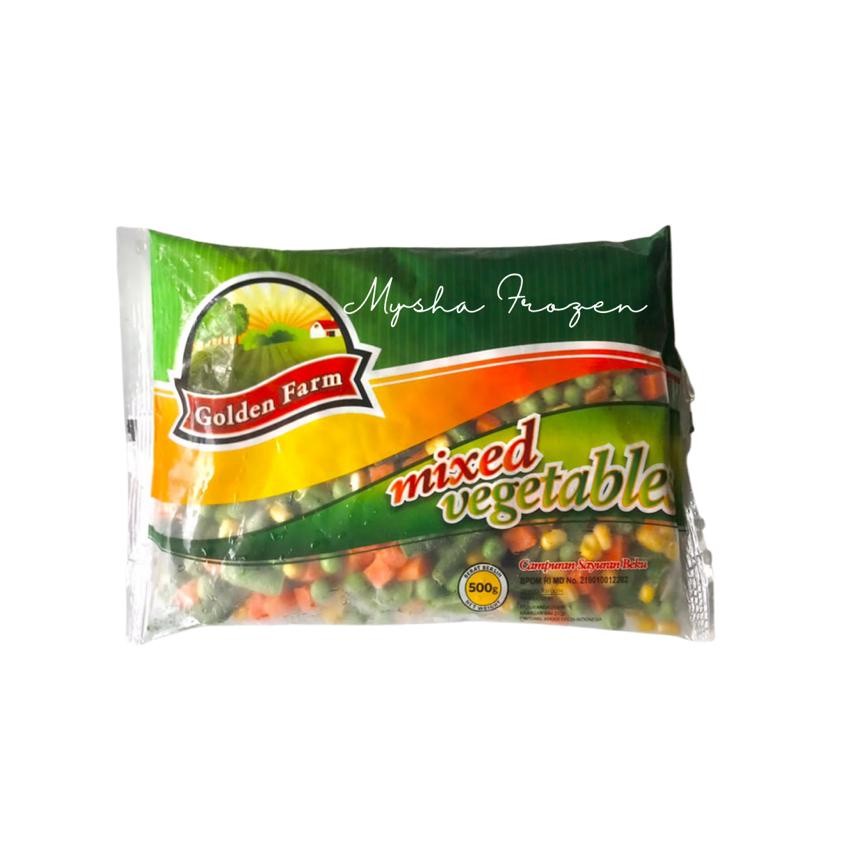 

Golden Farm Mix Vegetable 500gr frozen food sehat halal