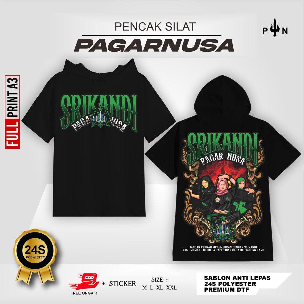 Ts Hoodie Srikandi Pagar Nusa Desain Terbaru Dan Kekinian Sablon Dtf Bahan Premium