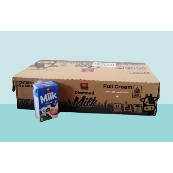 

NEW ITEM MINUMAN DIAMOND UHT FULL CREAM DUS 40 X 125ML