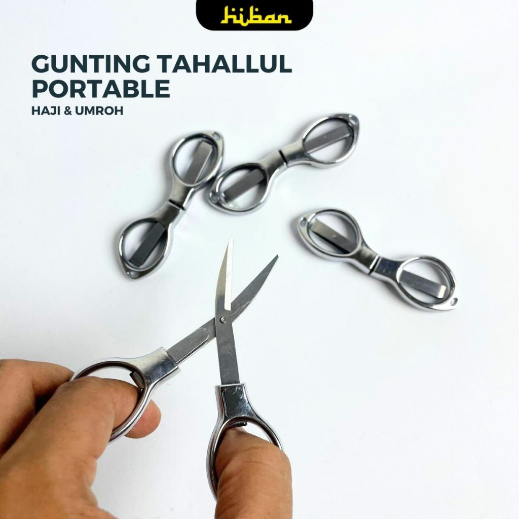 

TERMURAH Gunting Stainless Portable Perlengkapan haji dan Umroh Hiban Store vf-0